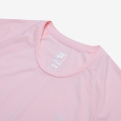 Fila Raglan Basic - Naisten Poolopaita - Pinkki | FI-35689